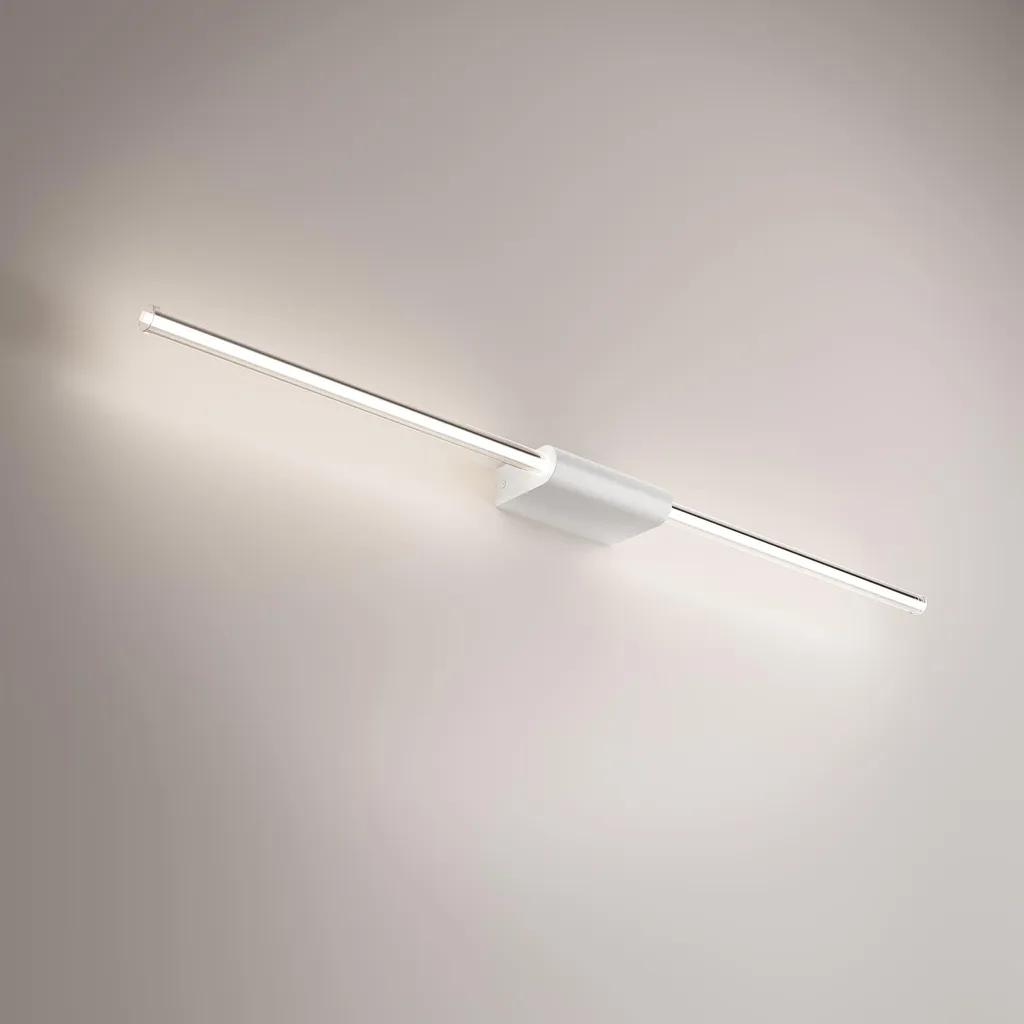 Luminaire LED 9W Dimmable TRIAC en Aluminium Blanc 87cm Format Linéaire Chic