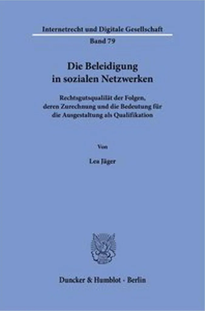 Die Beleidigung in sozialen Netzwerken : Analyse et Risques Pénaux