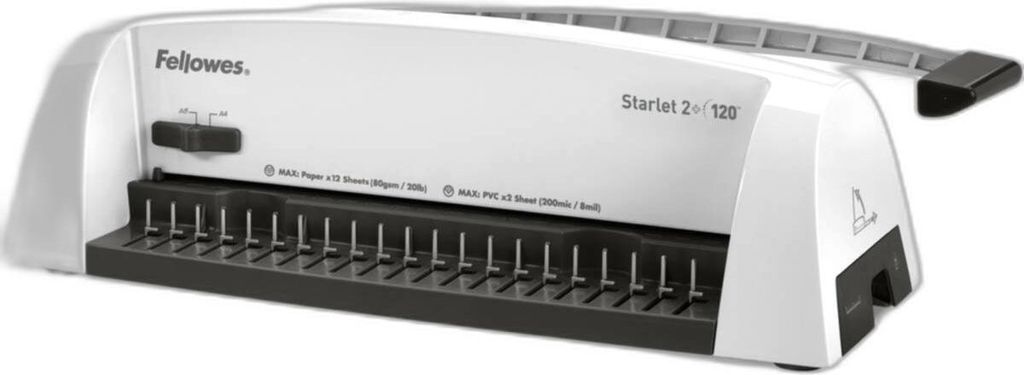 Fellowes Starlet 2+, Šedá, Bílá, 12 listy, 482,6 mm, 203,2 Obrázek produktu 