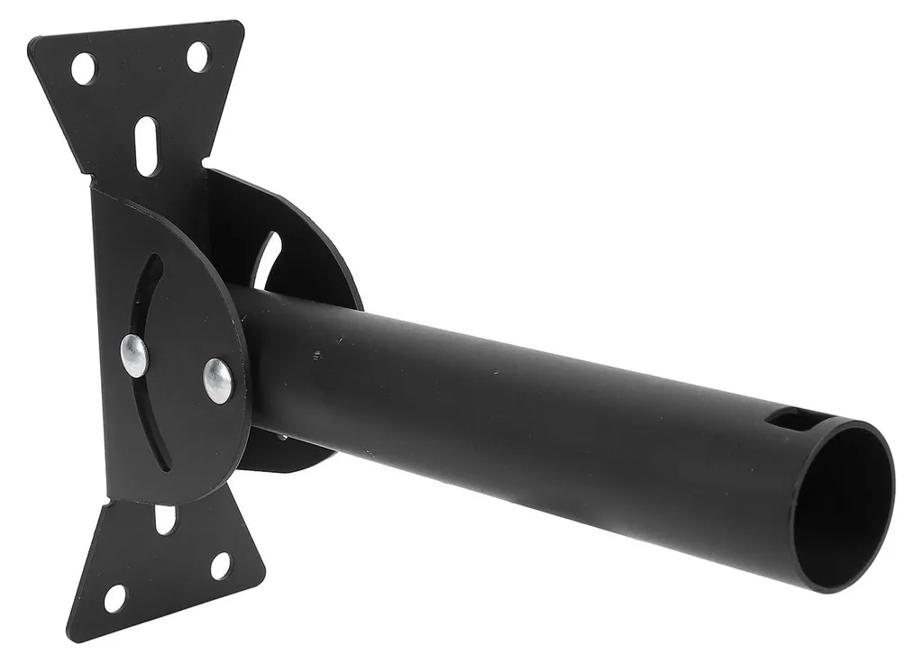 Mât antenne inox réglable 50cm pour fixation toit et avant-toit