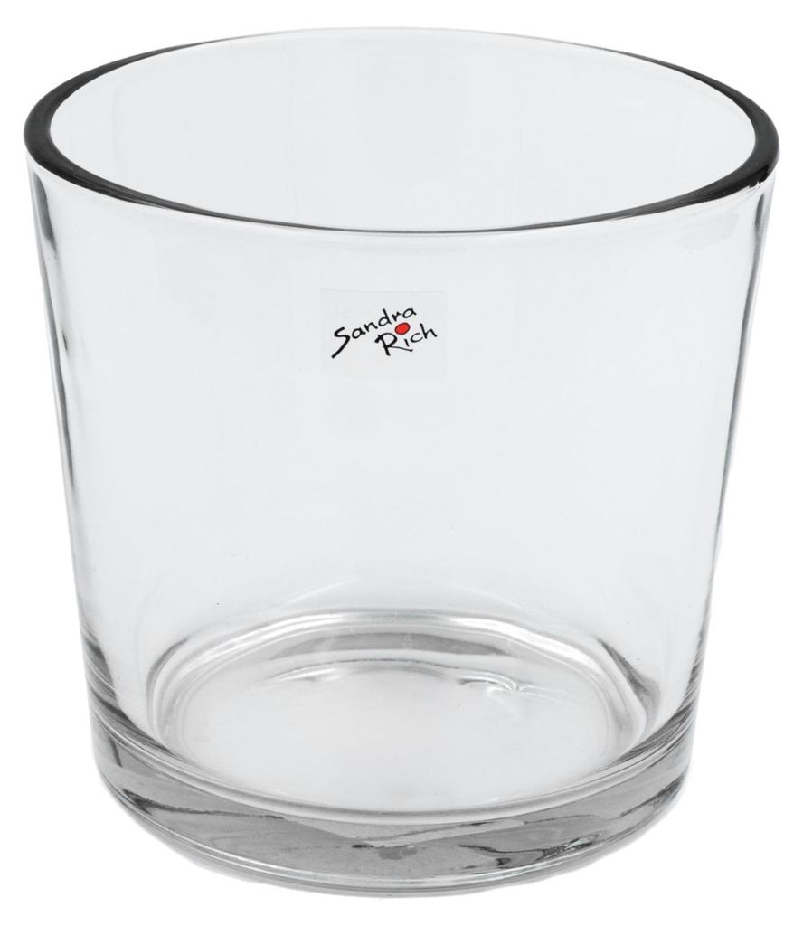 Glastopf XL 17 x 16cm – großes Windlicht, Kerzenglas, Produktbild 