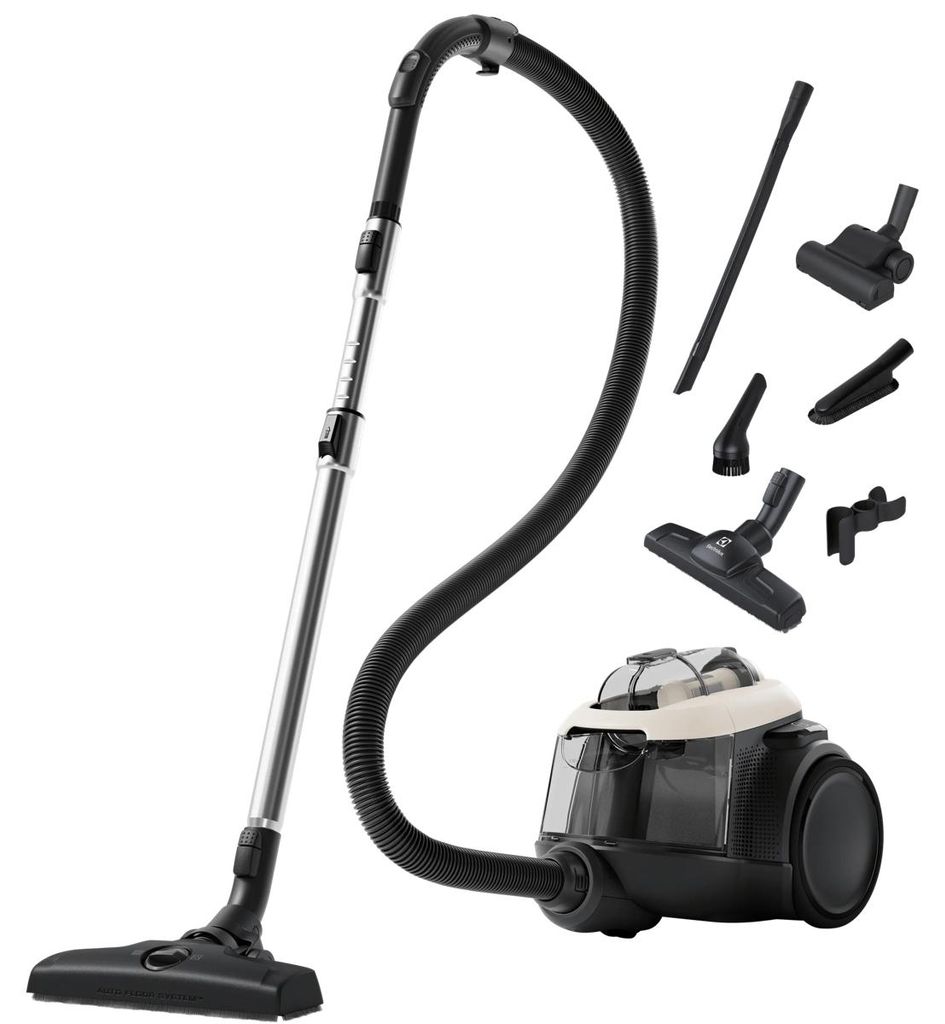 Electrolux EL61H4SW, Beutellos, Schwarz, Weiß, 9 m, Dia, 2 Produktbild 