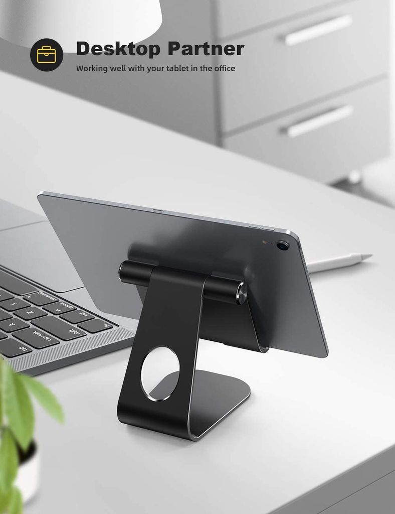 Hunde-Tablet-Ständer – Verstellbar, Mit Zubehörtasche, Waschbar (UK-made)