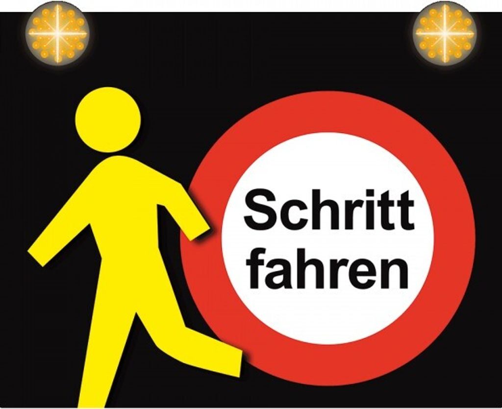 Dreifke eGuard Warnsystem Schritt fahren Männchen, Reichweite bis zu 100m, 2...