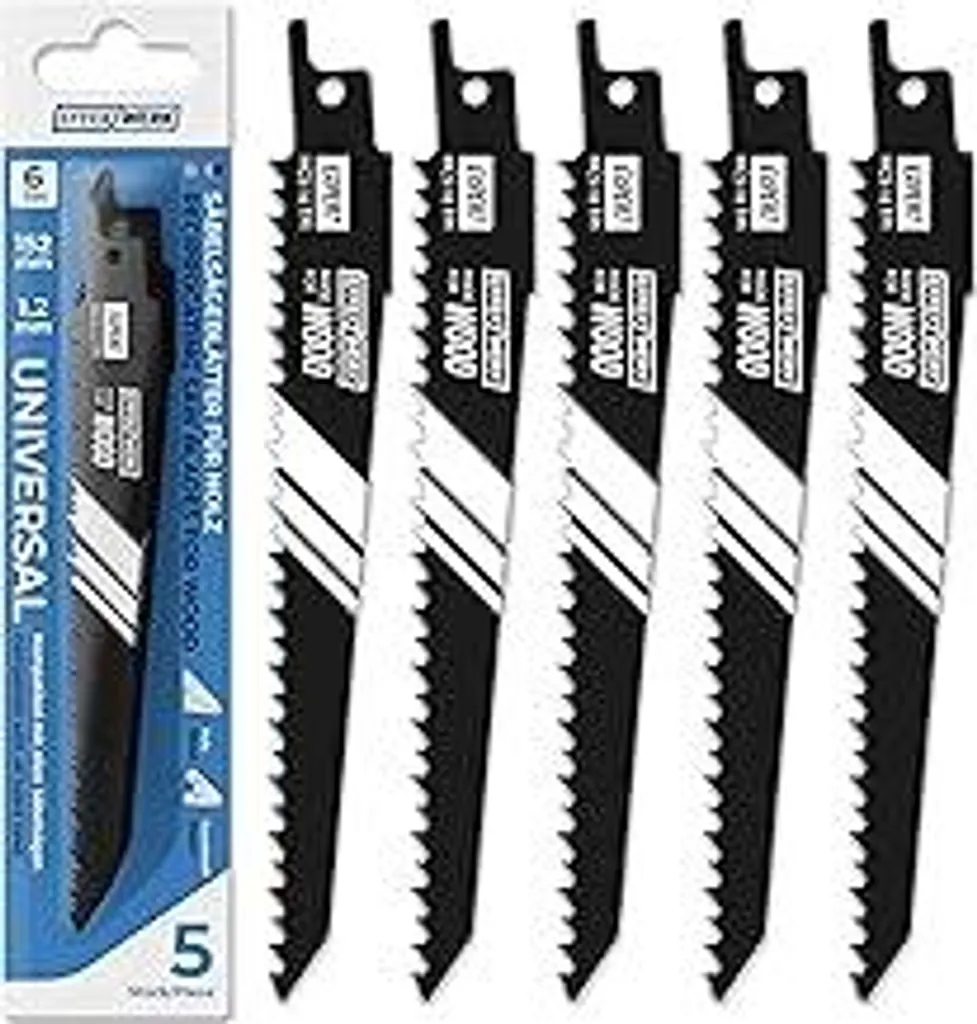 Trasforma il tuo Seghetto: Lame EFFEKTWERK Legno 5 pz HCS 6 TPI Rapidissime