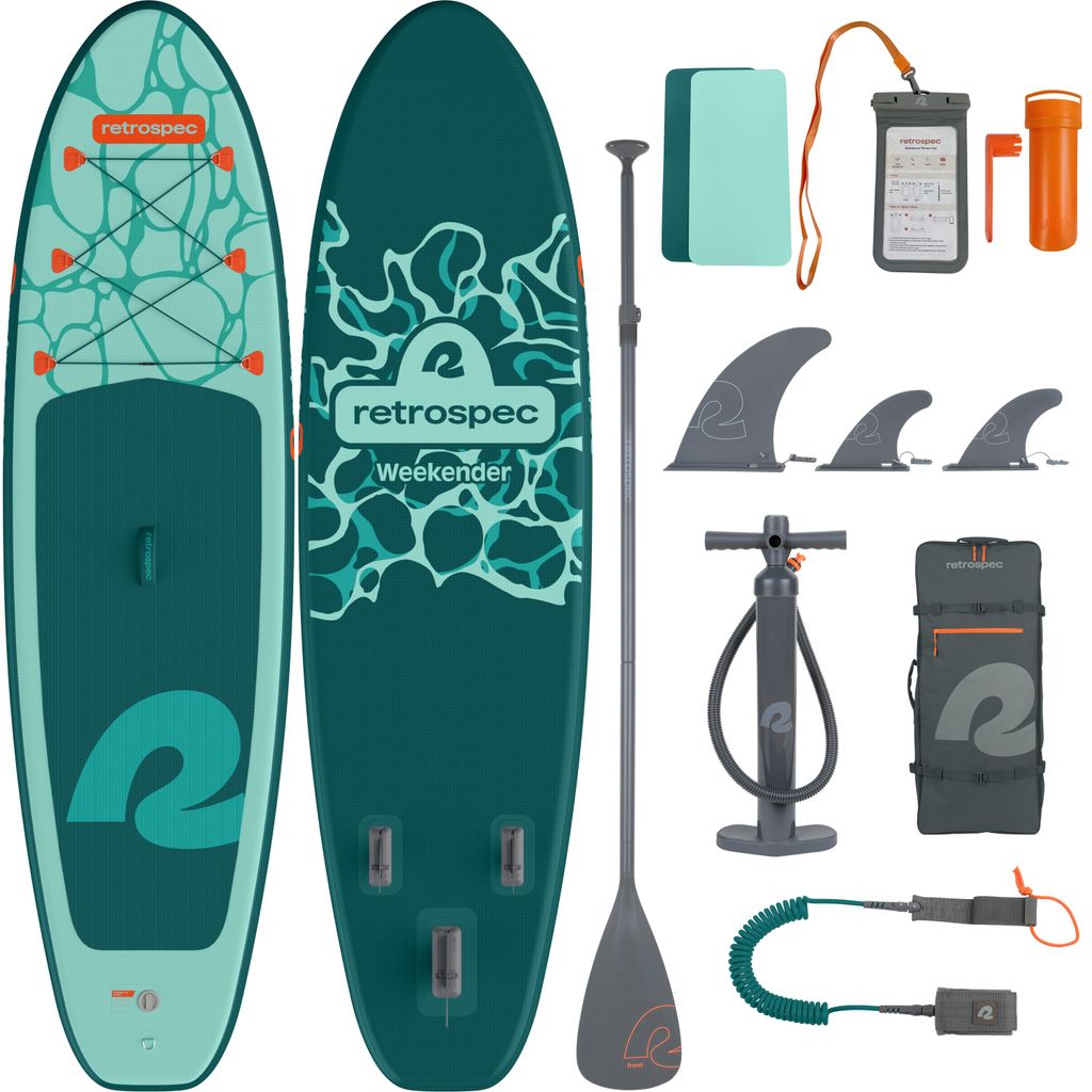 Retrospec Supboard Weekender iSUP - 320 cm - Seafoam Ripple Produktbild 