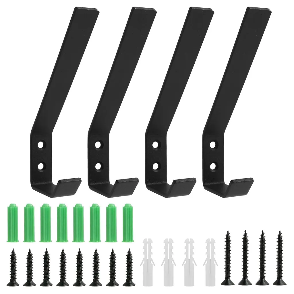 Lot de 4 crochets pour panneaux acoustiques en métal robuste de 20 mm