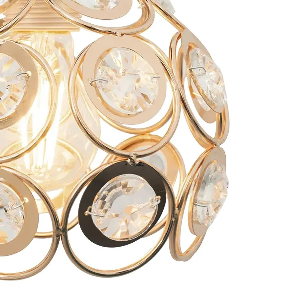 Sublimez un Intérieur Sombre avec la Lampe Dorée Toolight APP205-1C