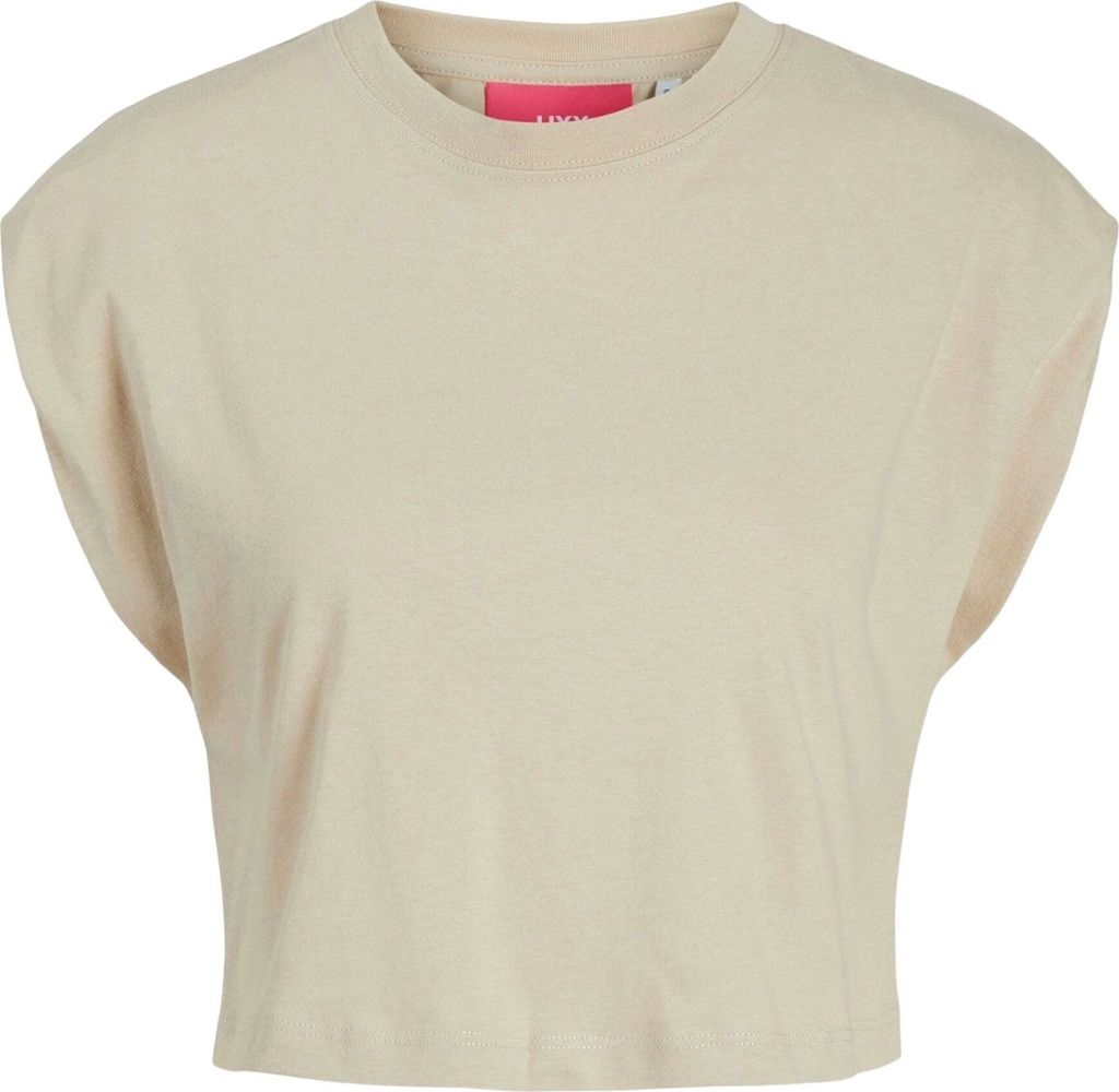 Jack & Jones Zoe Jjxx Kurzarm-t-shirt Beige M Damen Beige M