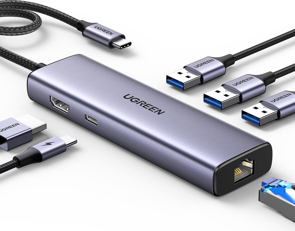 Ugreen 15598, USB 3.2 Gen 1 (3.1 Gen 1) Type-C, HDMI, Produktbild 