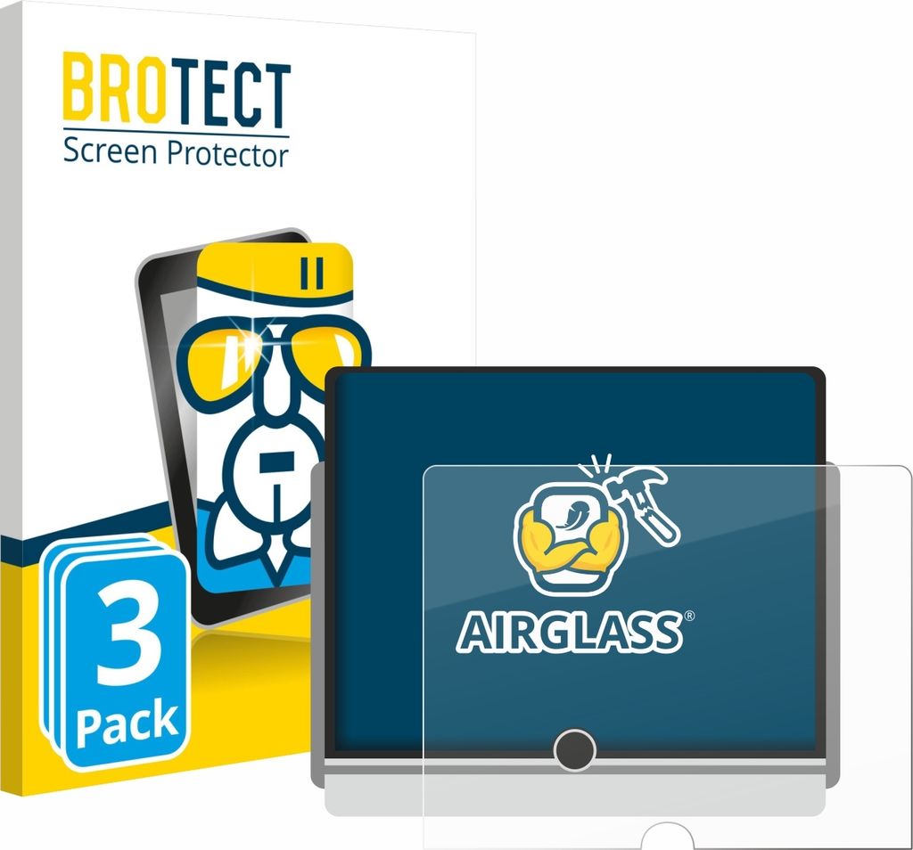 3x BROTECT Schutzglas für Lexus LBX 2024 Schutzfolie Panzer Folie Glas Display Schutz klar