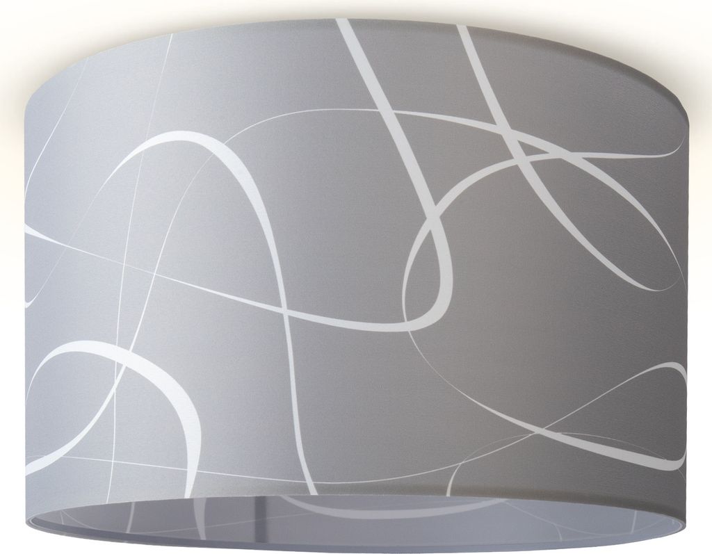 Deckenlampe Wohnzimmer Pendelleuchte Esstisch Lampenschirm Stoff Modern Abstrakt