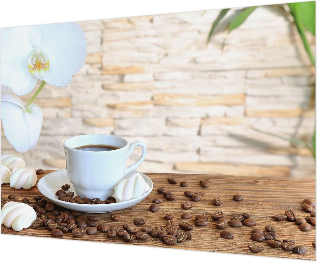 Wandtapete - Dekorative Tapete für Wohnzimmer - Tapetenfolie für Wanddekoration - 312x219 cm - Florale Entspannung