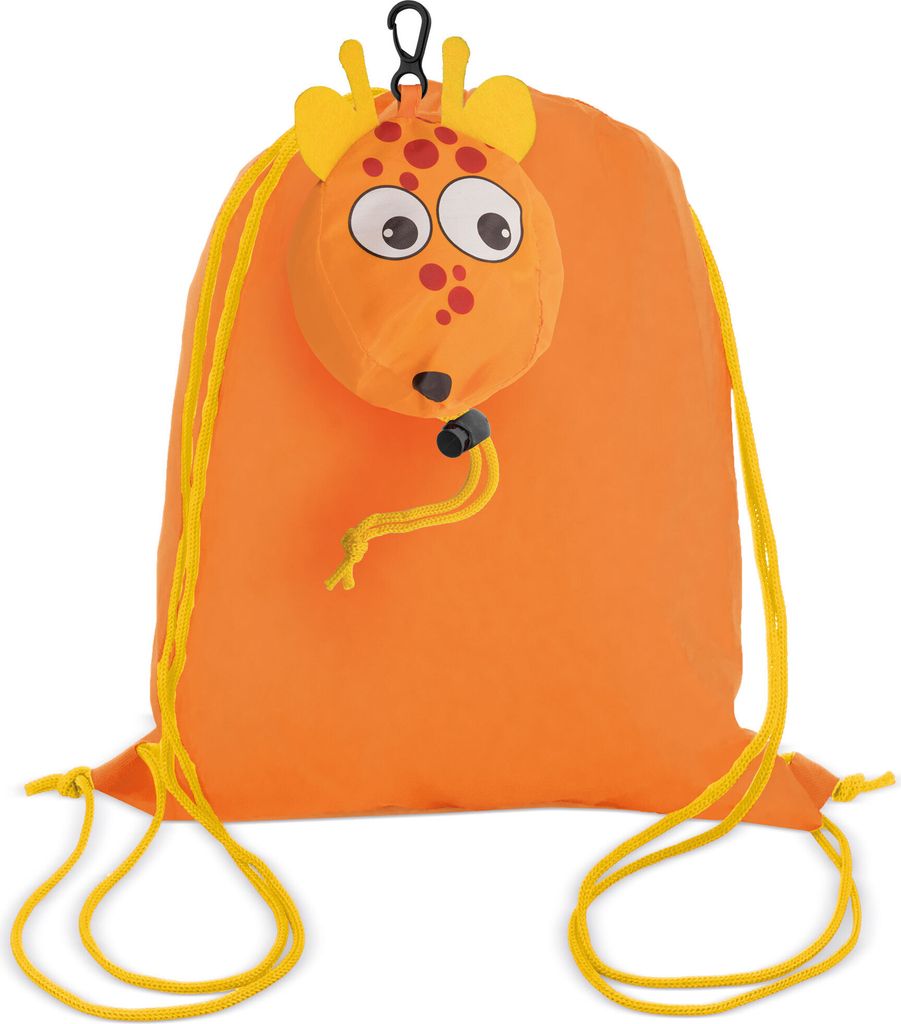 Faltbarer Rucksack (Turnbeutel) Kinder Giraffe