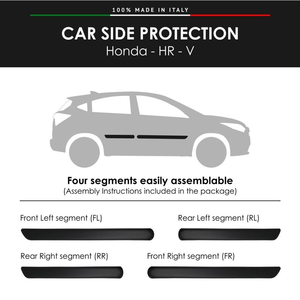 Seitenleisten Stoßfänger für Honda HR-V 2015 mit Produktbild 