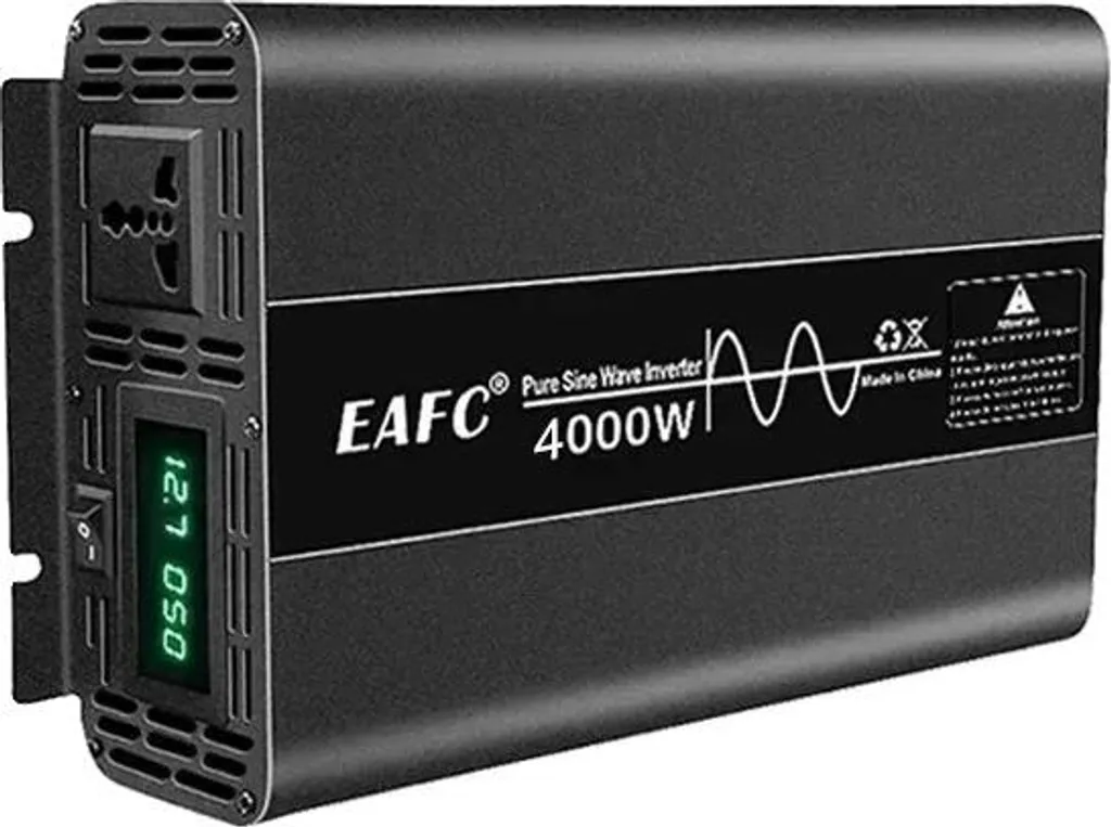 Onduleur Pur Sinus 4000W 12V - Idéal pour Camping-car, Camion et Site Isolé