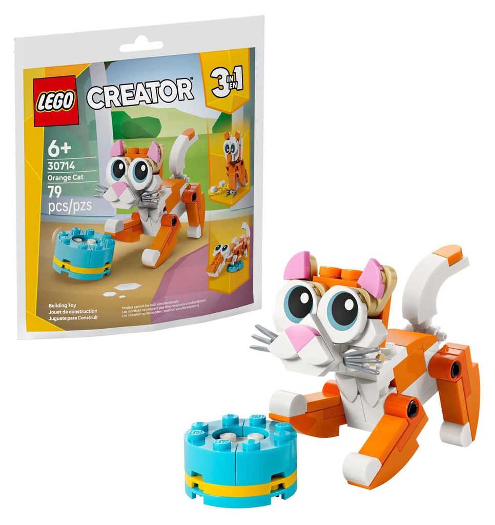 LEGO Creator Orange Cat, jeu de construction, 6 ans, Image du produit 