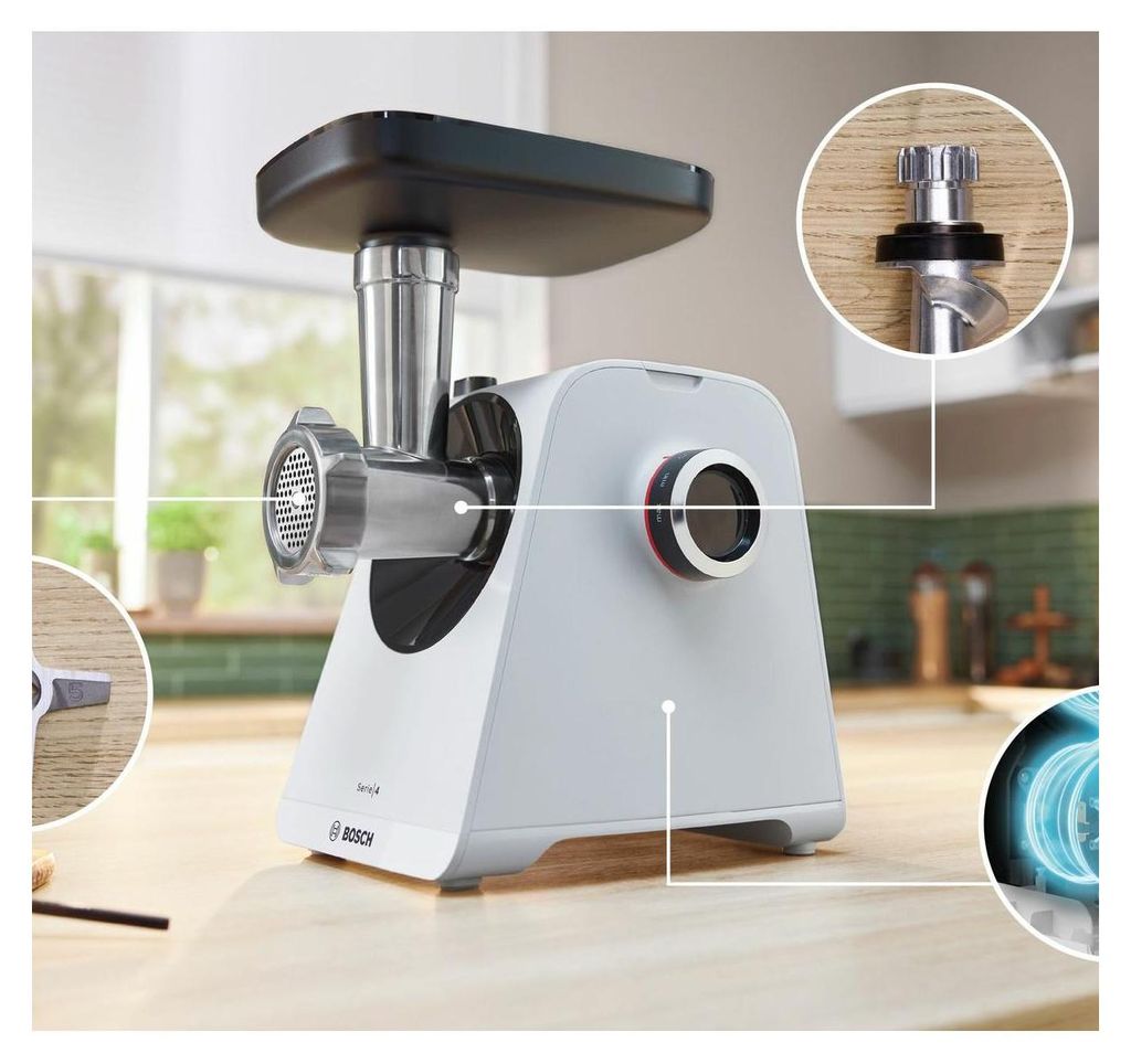 Bosch MFW2500W SmartPower Hachoir à Viande 350W - Blanc