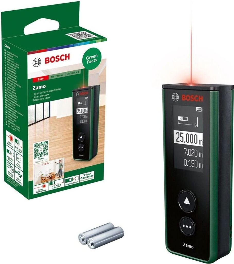 Télémètre laser numérique 25M ZAMO - BOSCH - 0603672900 Image du produit 