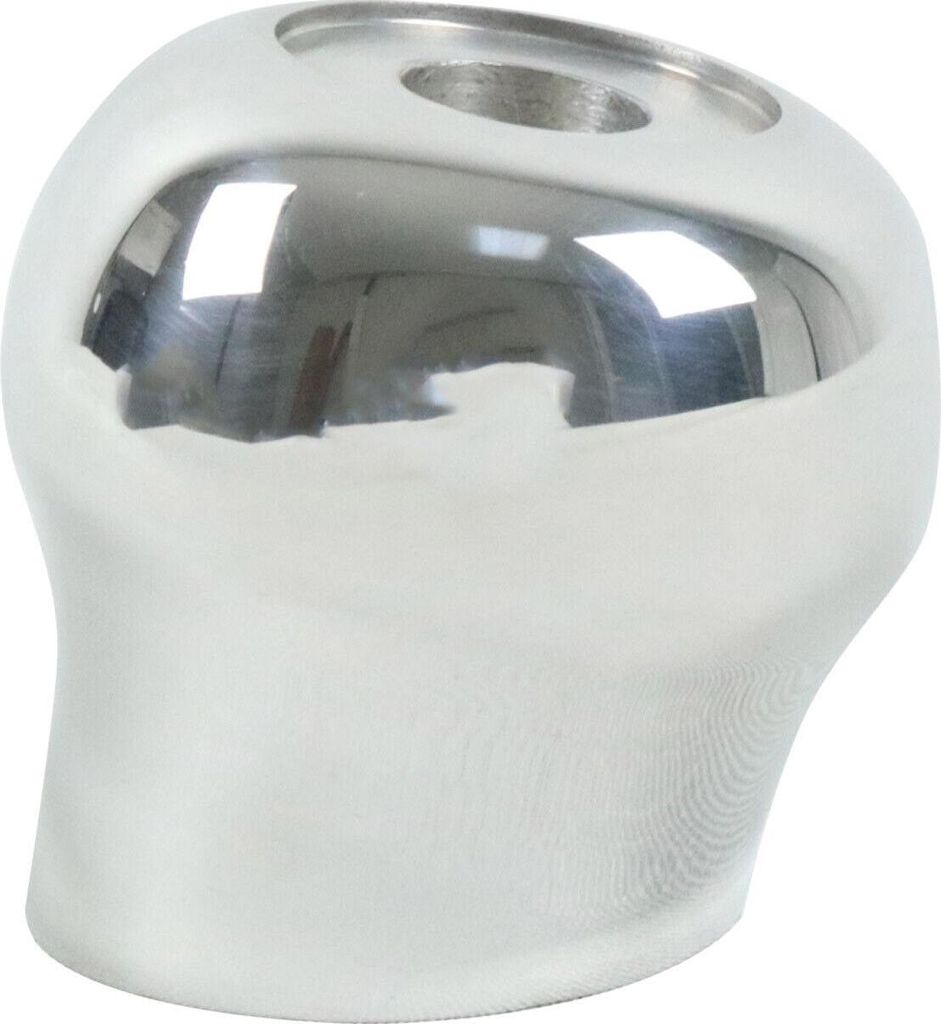 Schaltknauf Schaltknopf für VW Transporter T5 2003-2015 Alu Edelholz Silber