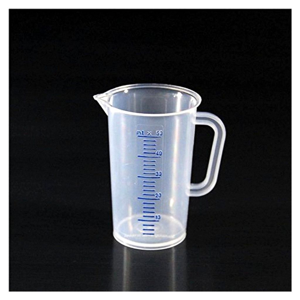 Messbecher 50 ml mit 2 ml Teilung, 70 mm hoch