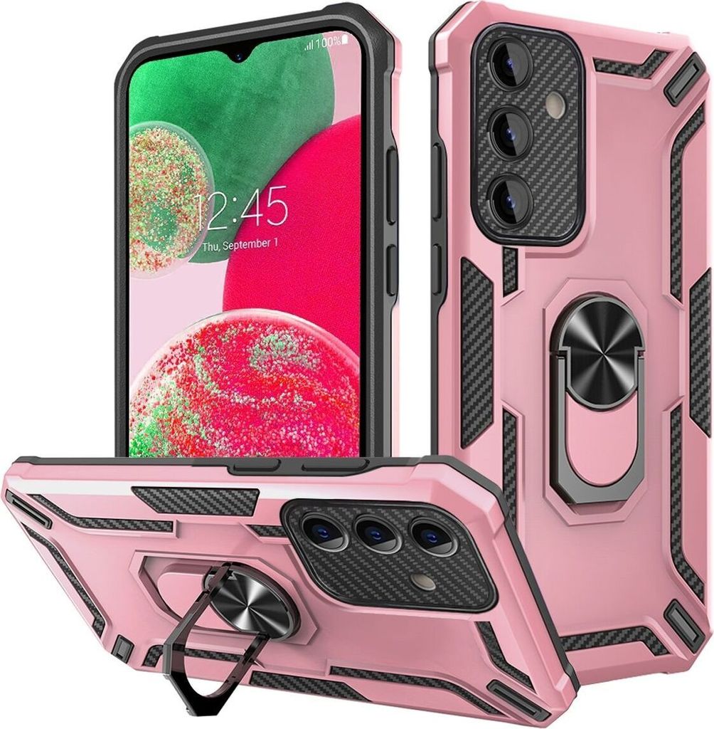 König Design Hülle kompatibel mit Kunststoff Soft Handyhülle - Handy Case Roségold
