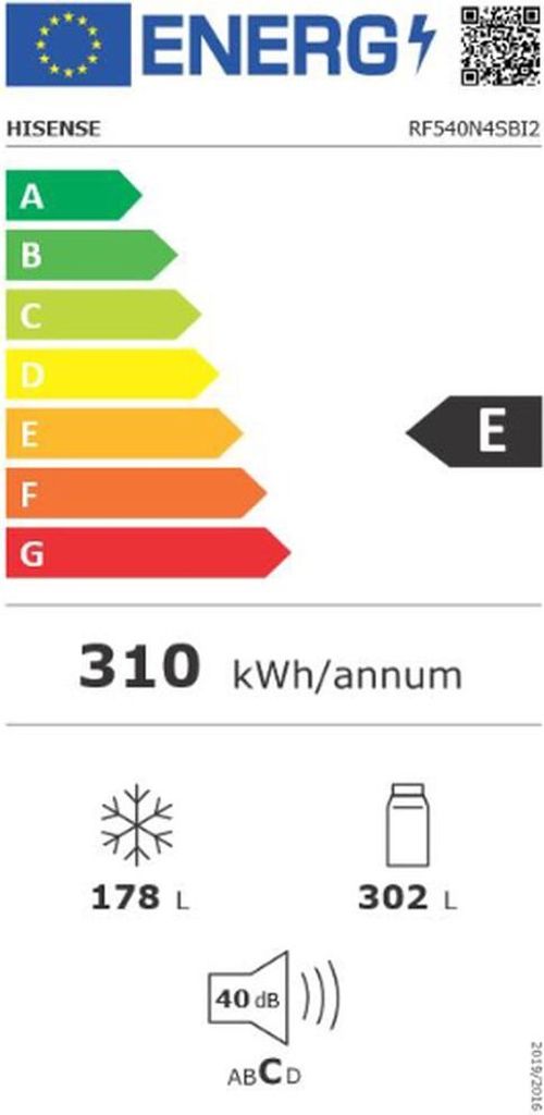 Hisense - RF540N4SBI2 - Kühl-Gefrierkombination - French Produktbild 9