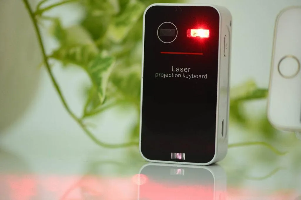 Clavier laser sans fil noir projection virtuelle Bluetooth pour tablette - 6