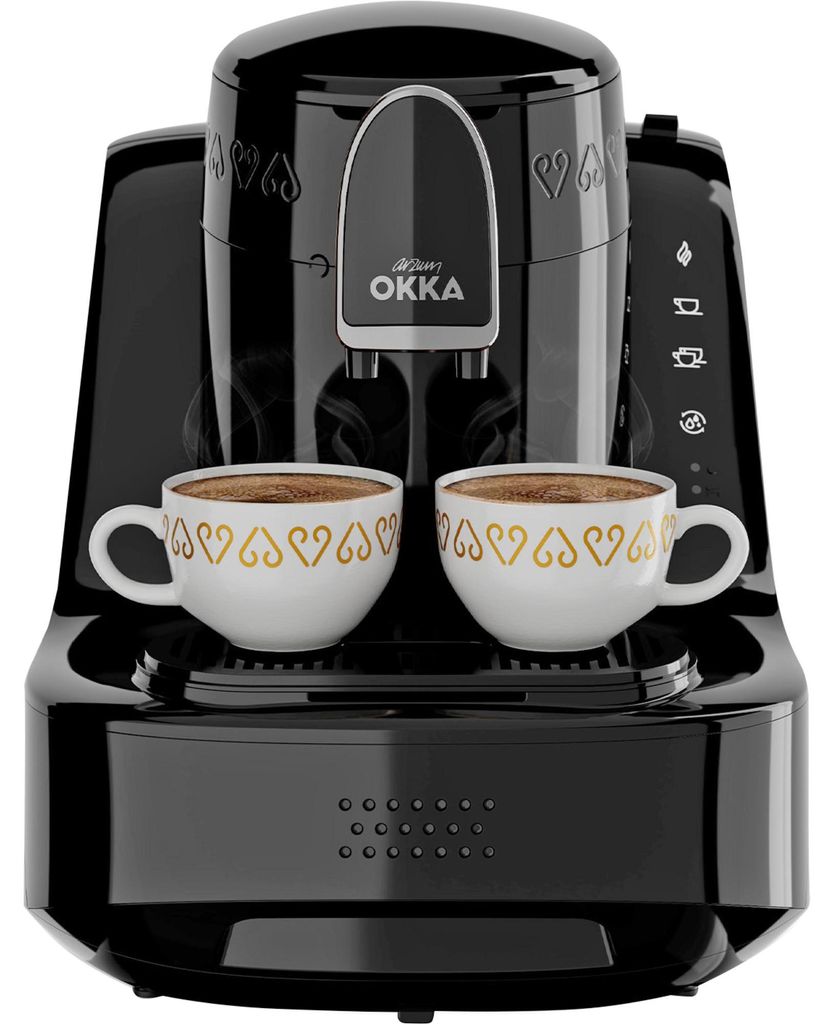 ARZUM Okka ELIT Mokka-Kaffeemaschine Schwarz Chrom Produktbild 