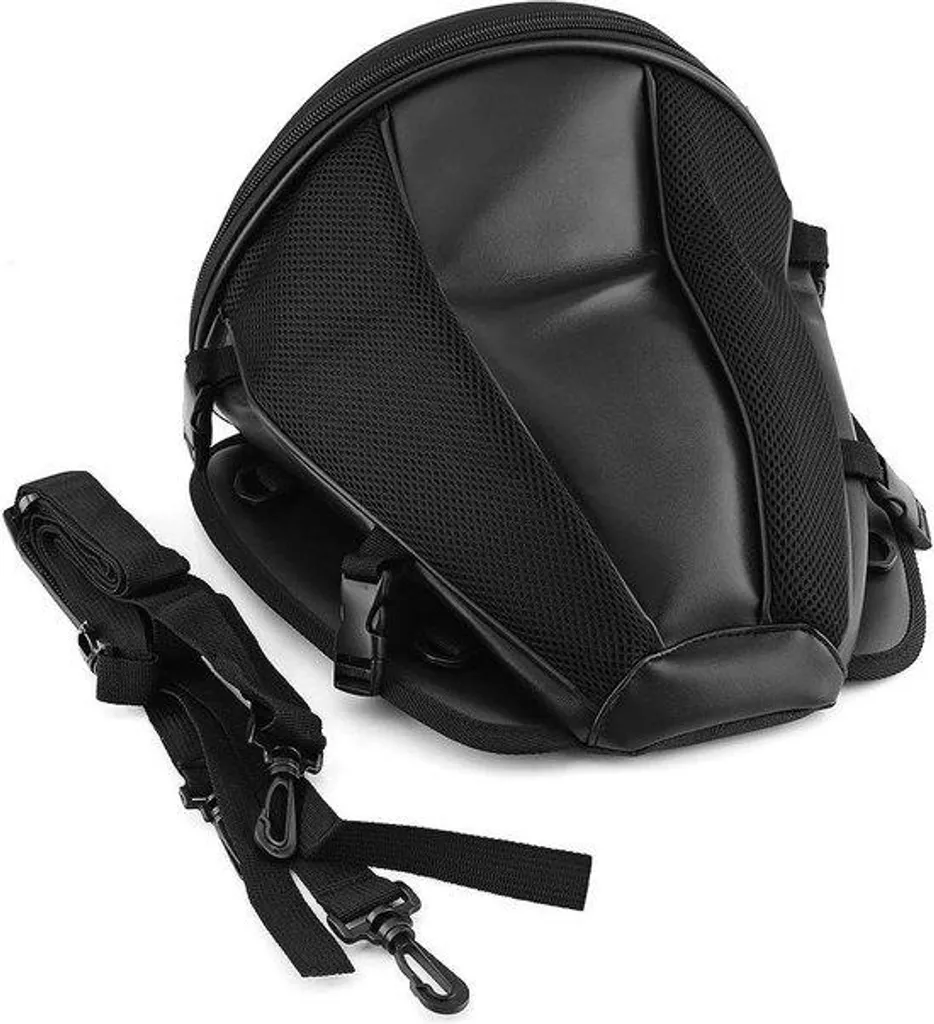 Sacoche arrière moto pour voyage et ville - Modèle Sport noir étanche