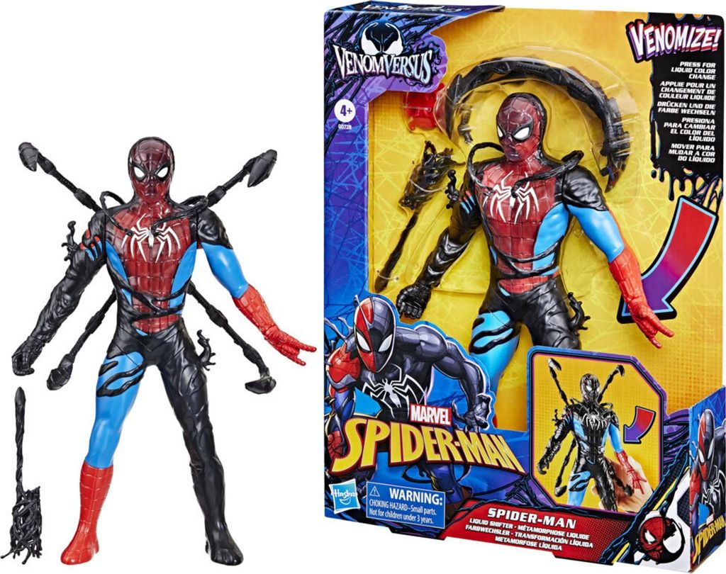 MARVEL Spiderman Venomversus Liquid Shifter Figure Produktbild 