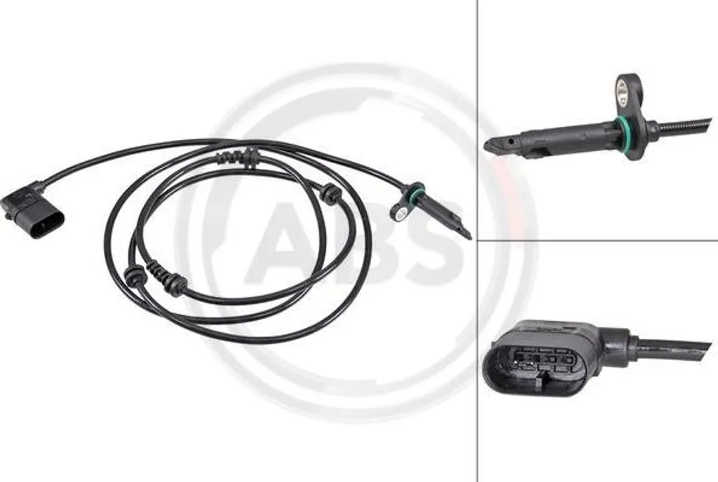 Capteur de vitesse de roue ABS 32058 haute précision avec fiche OE