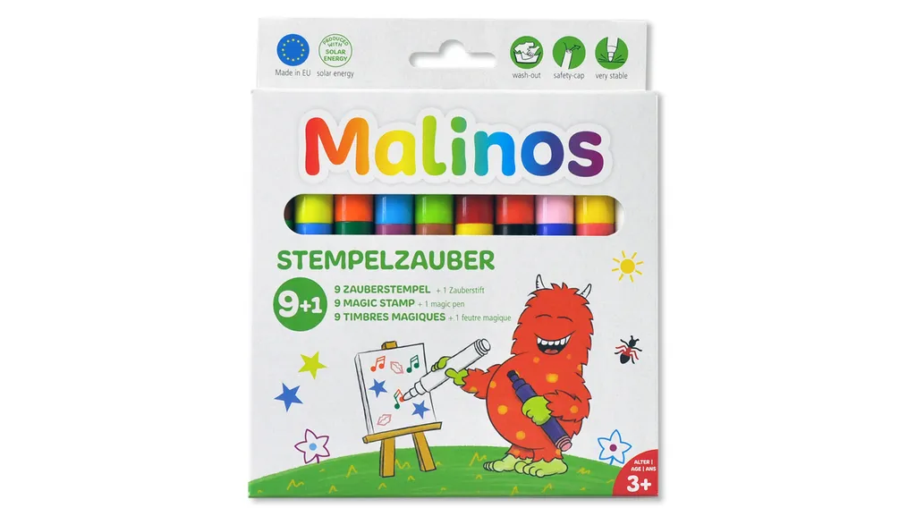 Tampons Magiques Amewi Malinos 9+1 : Effets de Couleur Changeante