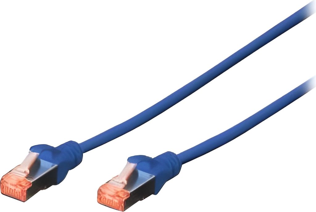 DIGITUS Patchkabel Kat. 6 S/FTP 10,0 m blau