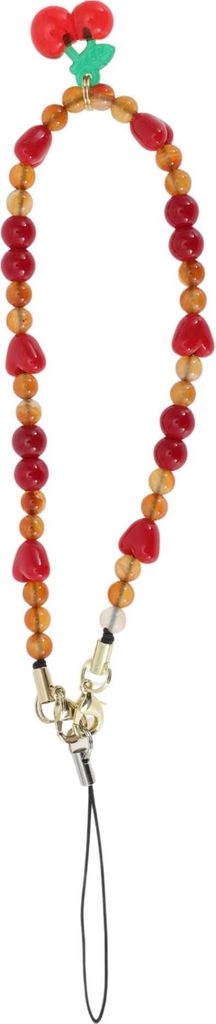 Handyketten, Handyanhänger Perlen, Universelle Handyhalterung, Handyarmband, Rot Bernstein