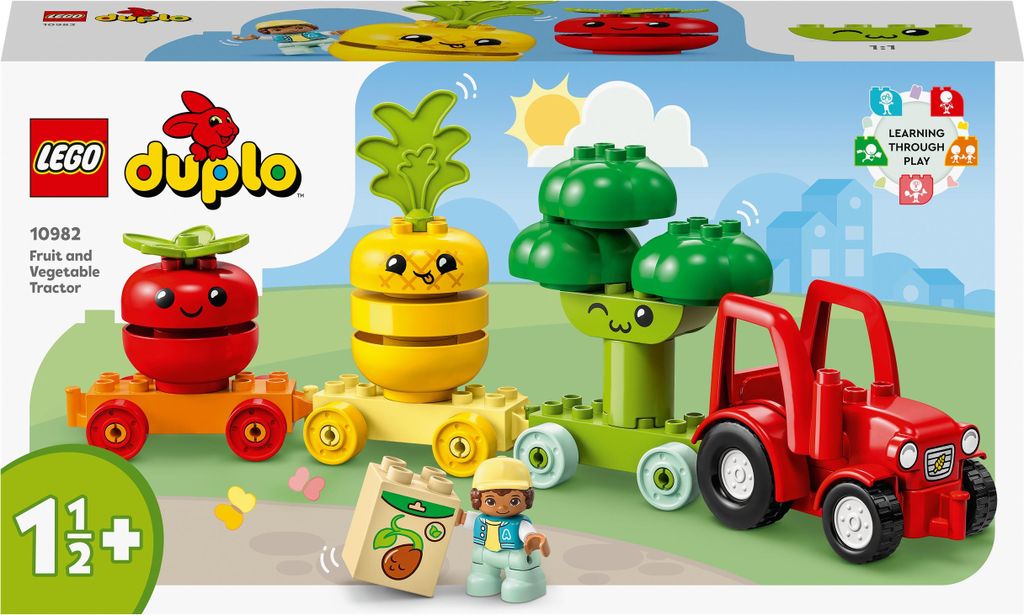 Stavebnica LEGO DUPLO Môj prvý traktor so zeleninou a Obrázok produktu 