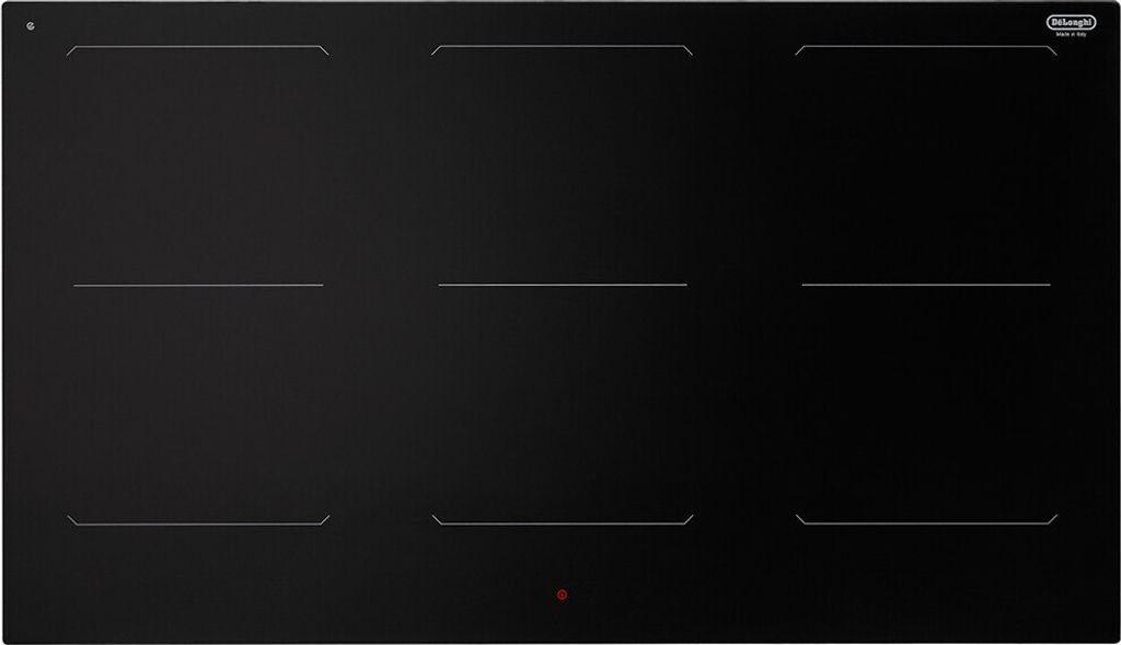 De’Longhi SLI 906, Schwarz, Integriert, 90 cm, Zonen-Induktionskochfeld, Glaskeramik, 6 Zone(n)