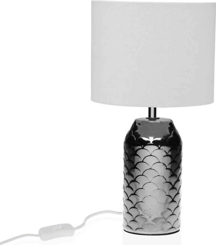 Lampe de table Versa en porcelaine véritable 18x33,5 cm finition luxe