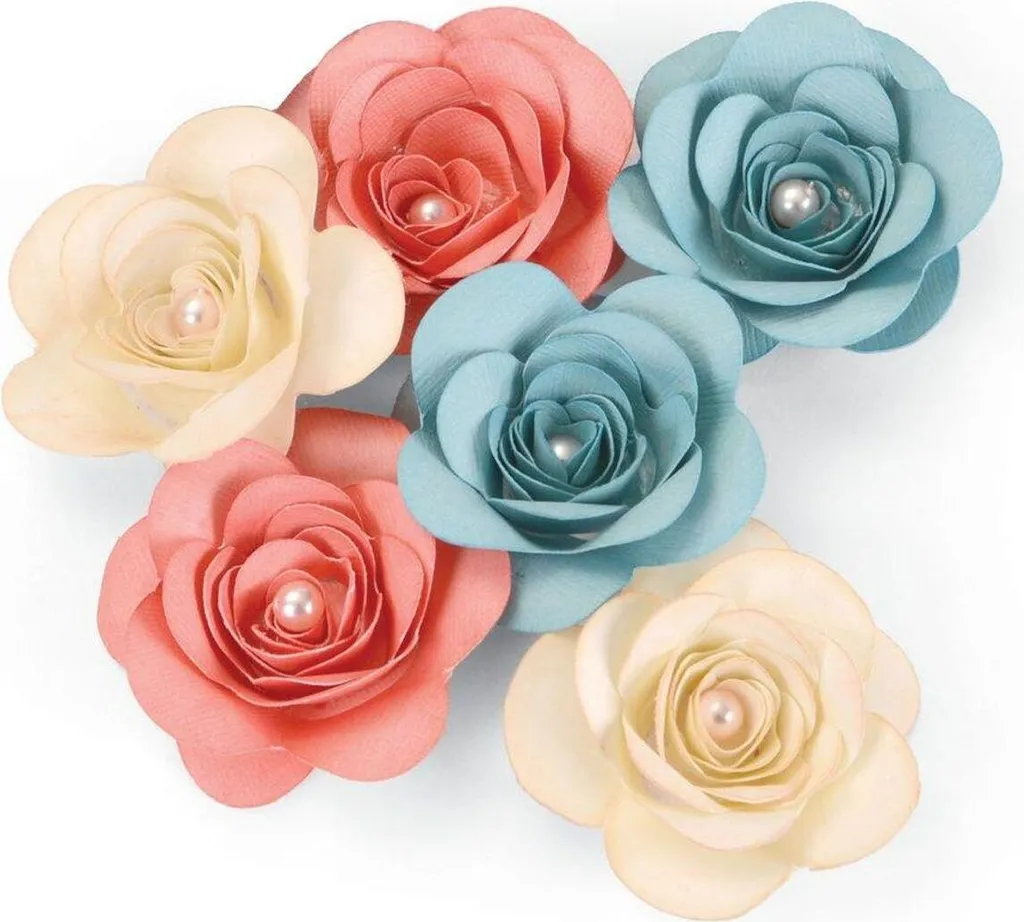 Matrice de Découpe Love Birds 3-D Rose pour Machine Scrapbooking Bigz