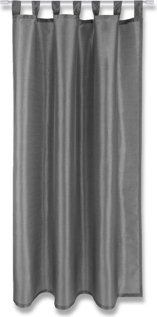 Gardine Alessia blickdicht mit Schlaufen, Maße: 140x145cm, Produktbild 