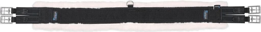 Shires - Sattelgurt ER686 (132,08 cm) (Schwarz)