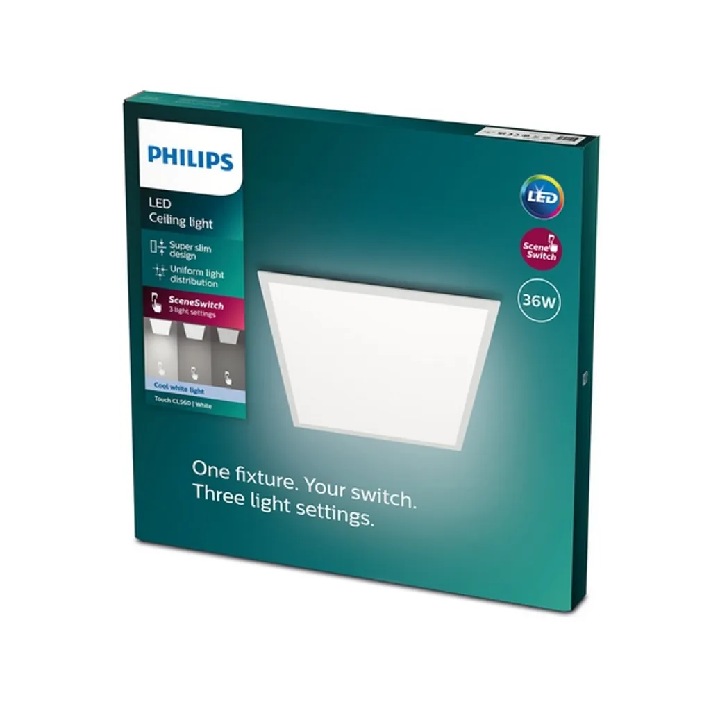 Philips CL560 Super Slim Panel LED 36W 3600lm 4000K Blanc 8719514326705