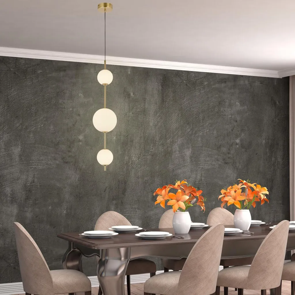 Barre LED de plafond Dorado 150cm pour cuisine ou bureau, blanc et doré
