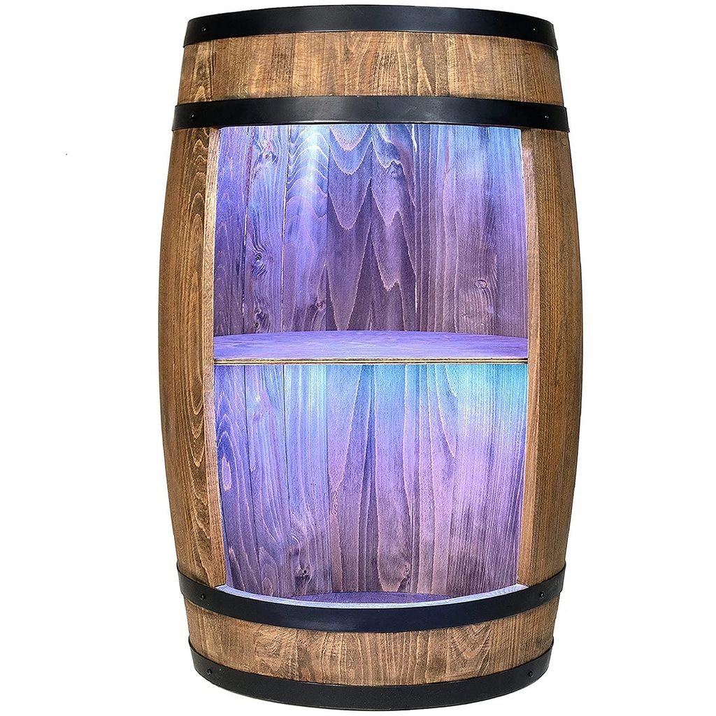 Botte di vino come scaffale per vini - Mobile bar, mobile Immagine del prodotto 