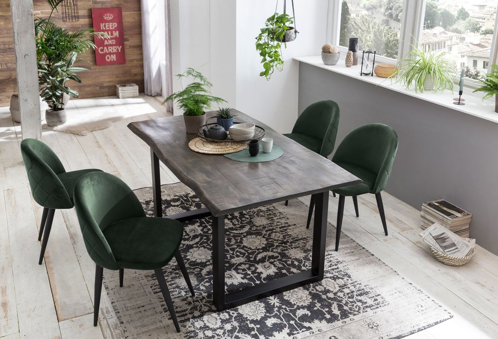 SIT Möbel Esstisch 160 x 85 cm | 40 mm Tischplatte Mango Produktbild 4