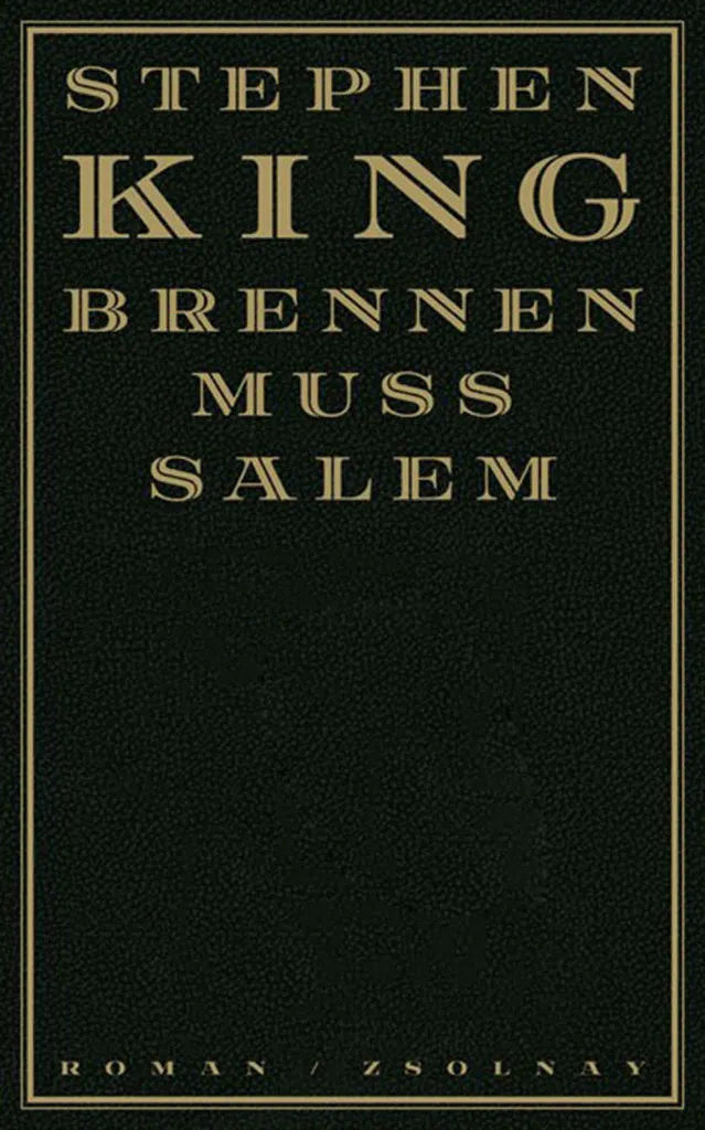 Brennen muß Salem Stephen King - Roman culte en édition de poche broché