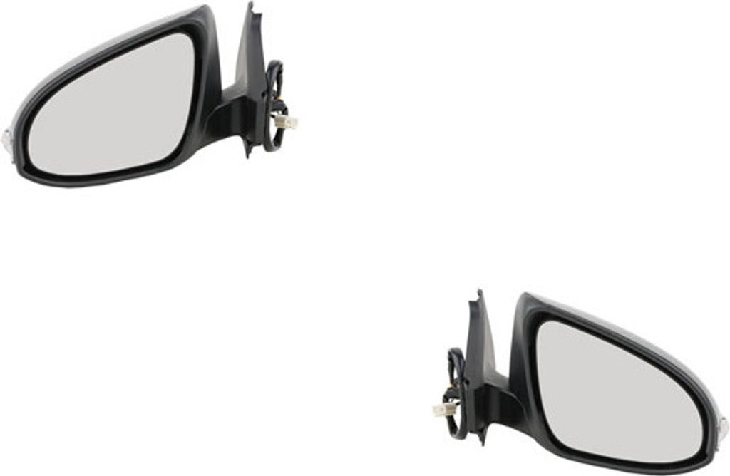 Johns, Außenspiegel Spiegel passend für Toyota Yaris XP13 09/11-07/14 Set Li Re schwarz 879400D590 879100D600