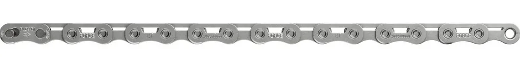 Évitez l'Usure avec la Chaîne Sram Force E1 AXS Flattop Argent 114 Maillons