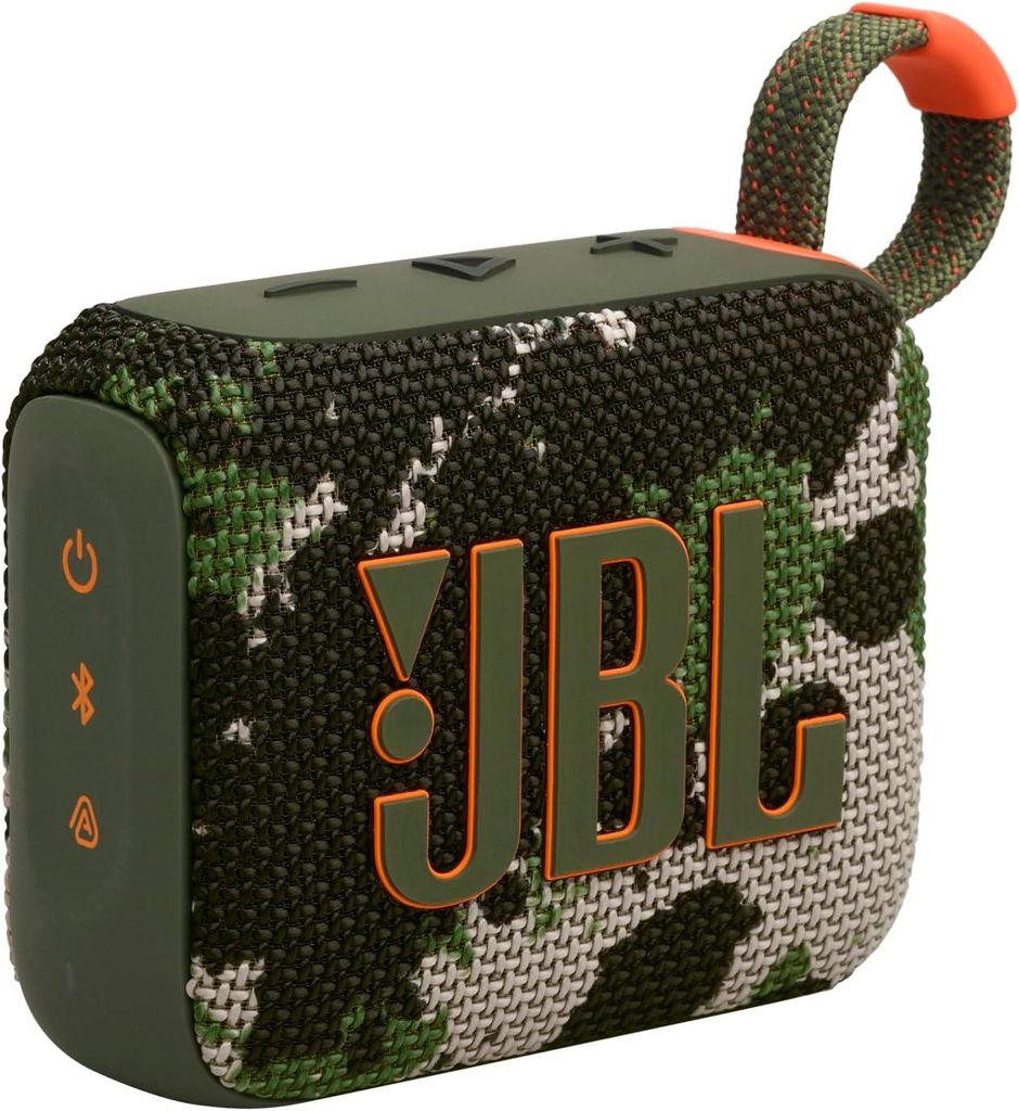JBL Go 4 -Tragbare Bluetooth-Lautsprecher-Box mit JBL Pro Sound, tiefem Bass und Playtime-Boost-Funktion – Wasserfest und staubfest – 7 h Laufzeit