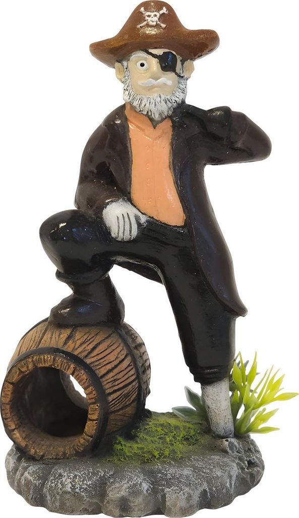 Nobby Aquariendekoration Aqua Ornaments Pirat mit Pflanzen